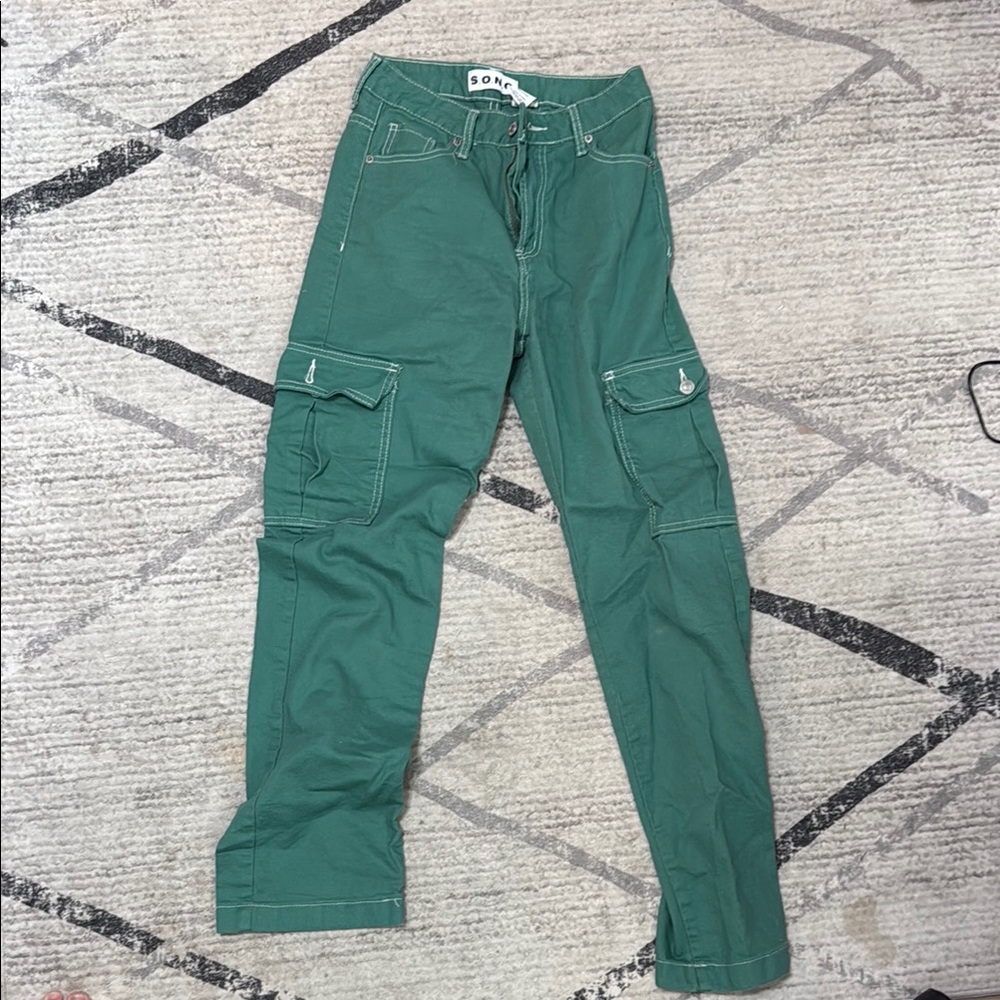 Green Cargo Pants